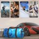 thumbnail image 5 of Fotbe Blue Shell Bolsa Deportiva de Lona Plegable con Estampado, Bolsa de Gimnasio con Bolsillo Seco/Húmedo, Bolsa de Viaje Ultraligera de Gran Capacidad, 5 of 6