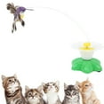 thumbnail image 3 of Fyydes Electric Flying Bird Cat Toy with Rotating Action, Green, 3 of 8