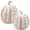 A-Leaf Pattern, variant on Ayieyill 2pcs Resin Pumpkin Decorations with Rattan Style Fall Decor Autumn Decor Thanksgiving Decorations for Home