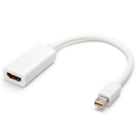 Haobase Mini DP to HDMI Cable Mini DisplayPort to HDMI Male to Female DP Converter Adapter for PC Macbook 1080P HDTV