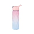 thumbnail image 1 of Toystoory La taza de agua portátil PC Stay Hydrated y los materiales de calidad alimentaria con pajita integrada son más tranquilizadores Teteras Gradiente azul rosa, 1 of 6