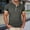 Grey, variant on Henley Shirts for Men Summer Fashion Casual Short Sleeve Relaxed Fit Lightweight Tshirts Color Block Mens Tees