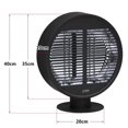 thumbnail image 4 of Electric Patio Heater,Infrared Outdoor Heate with Unique Round Shape,Portable Tabletop Heater, Freestanding IP54 Waterproof,Black, 4 of 7