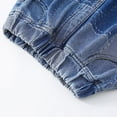 thumbnail image 6 of BULLPIANO Girls Jeans Elastic Wasit Wide Leg Pants Kids Jeans Hem Denim Pants 6-16 Years, 6 of 9