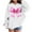 White, variant on Lorytime Christmas Hoodies for Kids Boys Girl Bow Sweatshirt Long Sleeve Pullover Drop Shoulder Soft Tops Red 4 Years