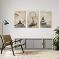 thumbnail image 2 of Zen Canvas Wall Art, Relax Refresh Renew Zen Art Wall Decor, Relaxing Spa Pictures Wall Decor, 3 Panel Peaceful Yoga Meditation Wall Art, Zen Wall Art for Bathroom Office, 12"x16", 2 of 6