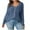 Blue, variant on FAIWAD Women's Cardigan Sweaters Fall Oversized Open Front Button V Neck Lightweight Knit Outerwear