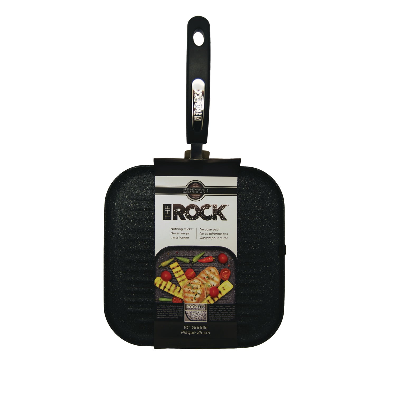The Rock 10 inch Grill Pan & 10 inch Multi Pan Kit, Aluminum