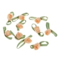 thumbnail image 1 of 10 Uds. De adornos de lazo de flores rosas de tela de fieltro para álbum de recortes de fiesta naranja Sunnimix 10x flores de fieltro rosa, 1 of 8