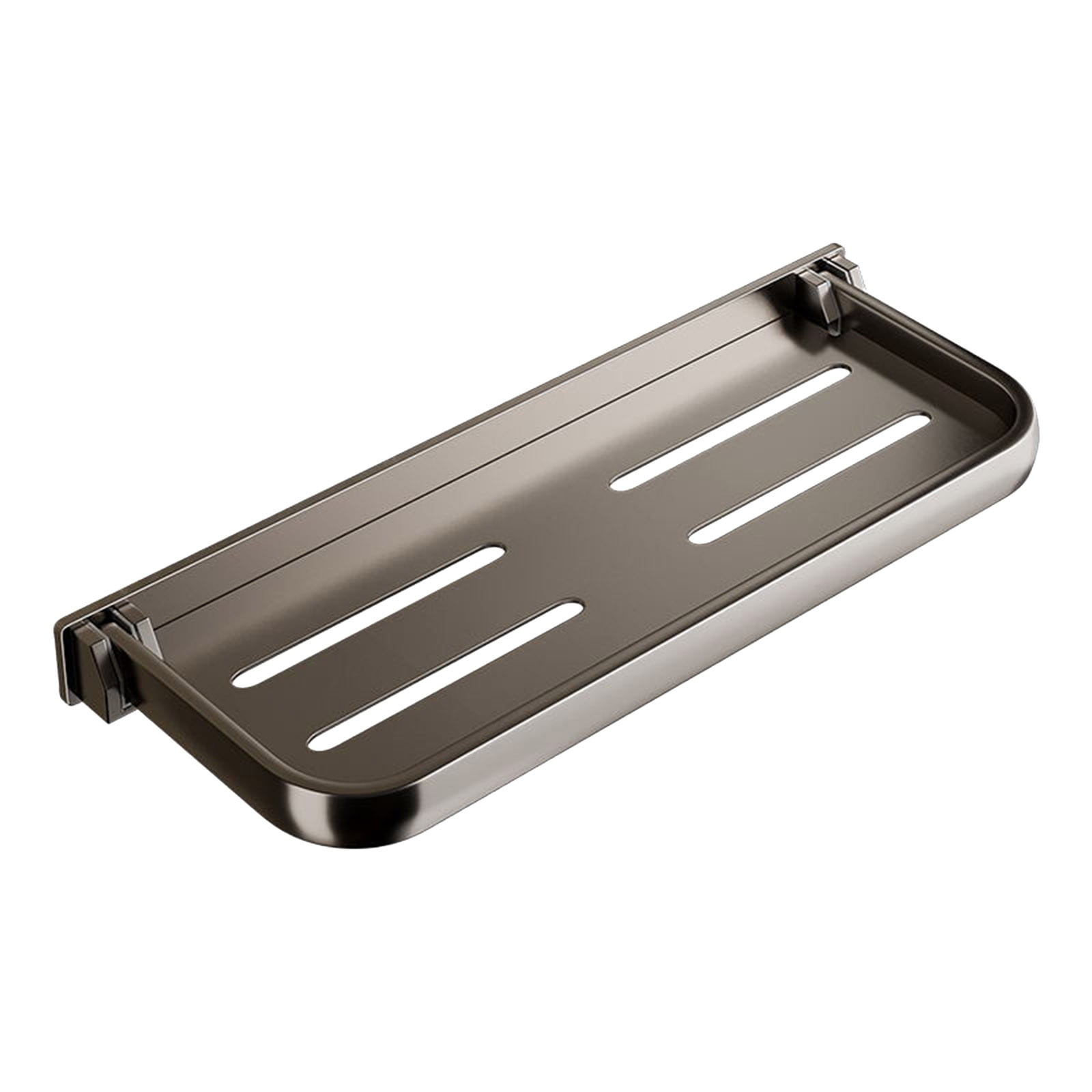 RV Aluminum Wall Mounted Floating Shelf Fold Down Wall Shelf RV Drop Down Shelf Easy To Install Wall Folding Shelves Shelf Space Saving Small Folding inside Dish Drying Rack Stainless Steel