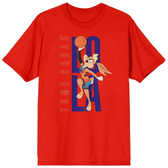 Space Jam 2: A New Legacy Lola  Bunny Red Men's Short Sleeve T-shirt-M