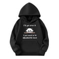 thumbnail image 4 of YAYUBA Girls Sweatshirts Size Cute Hoodies for Girls Graphic Sweatshirts Youth Long Sleeve Oversized Hooded Loose Preppy Clothes Tween Tops Back To School Clothes, 4 of 4