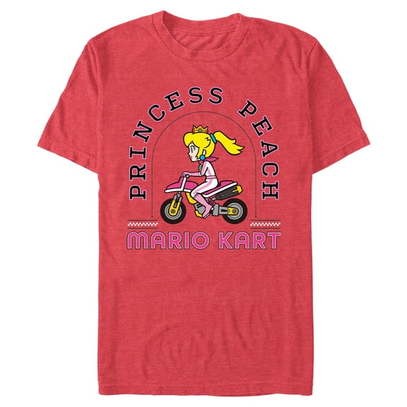 Mens Nintendo Classic Racer Princess Peach T Shirt
