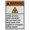 Warning Sign 4, variant on Industrial ANSI Vertical MRI X Ray Microwave Warning Sign - 8"x12" Weatherproof, UV Resistant for Indoor/Outdoor Workplace (Everyone must wear X-Ray badge near collar outside your lead apron)
