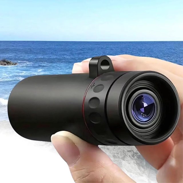 Monocular Compact Mini Telescope, Portable Handheld Mini Monocular for Adults, Tech Gadgets Perfect for Bird Watching, Fishing, Travel and Scenery.,Black