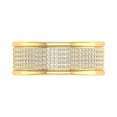 thumbnail image 3 of 0.30 Carat Round Diamond Wedding Band Ring in 10K Yellow Gold (Ring Size 6) (I1-I2 Clarity), 3 of 6