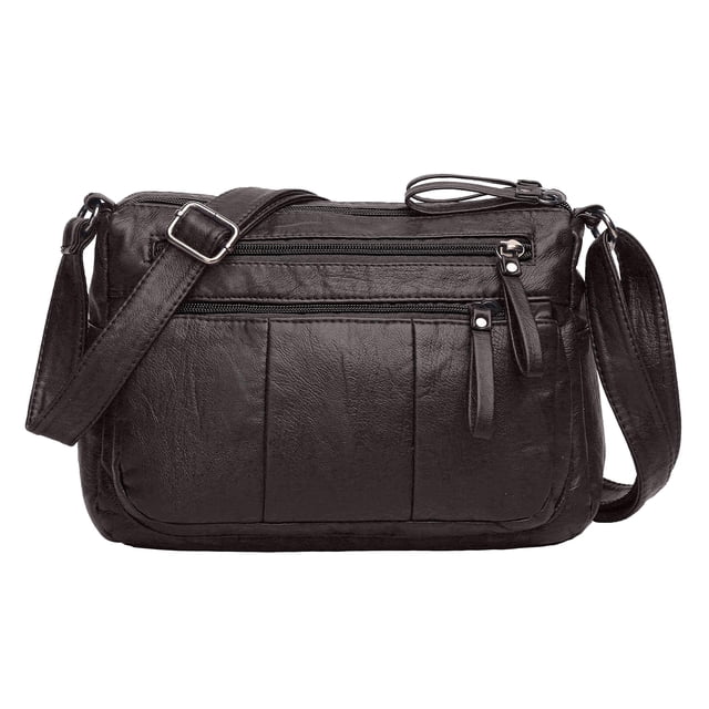 VOLGANIK ROCK Bolsos para mujer, bolso de hombro de piel sintética suave, bolso cruzado para mujer, bolso de bolsillo ligero