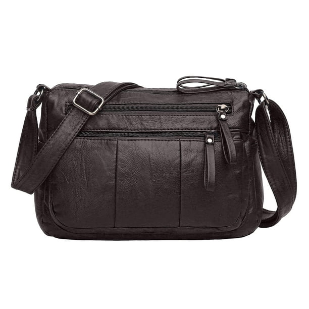 VOLGANIK ROCK Bolsos para mujer, bolso de hombro de piel sintética suave, bolso cruzado para mujer, bolso de bolsillo ligero