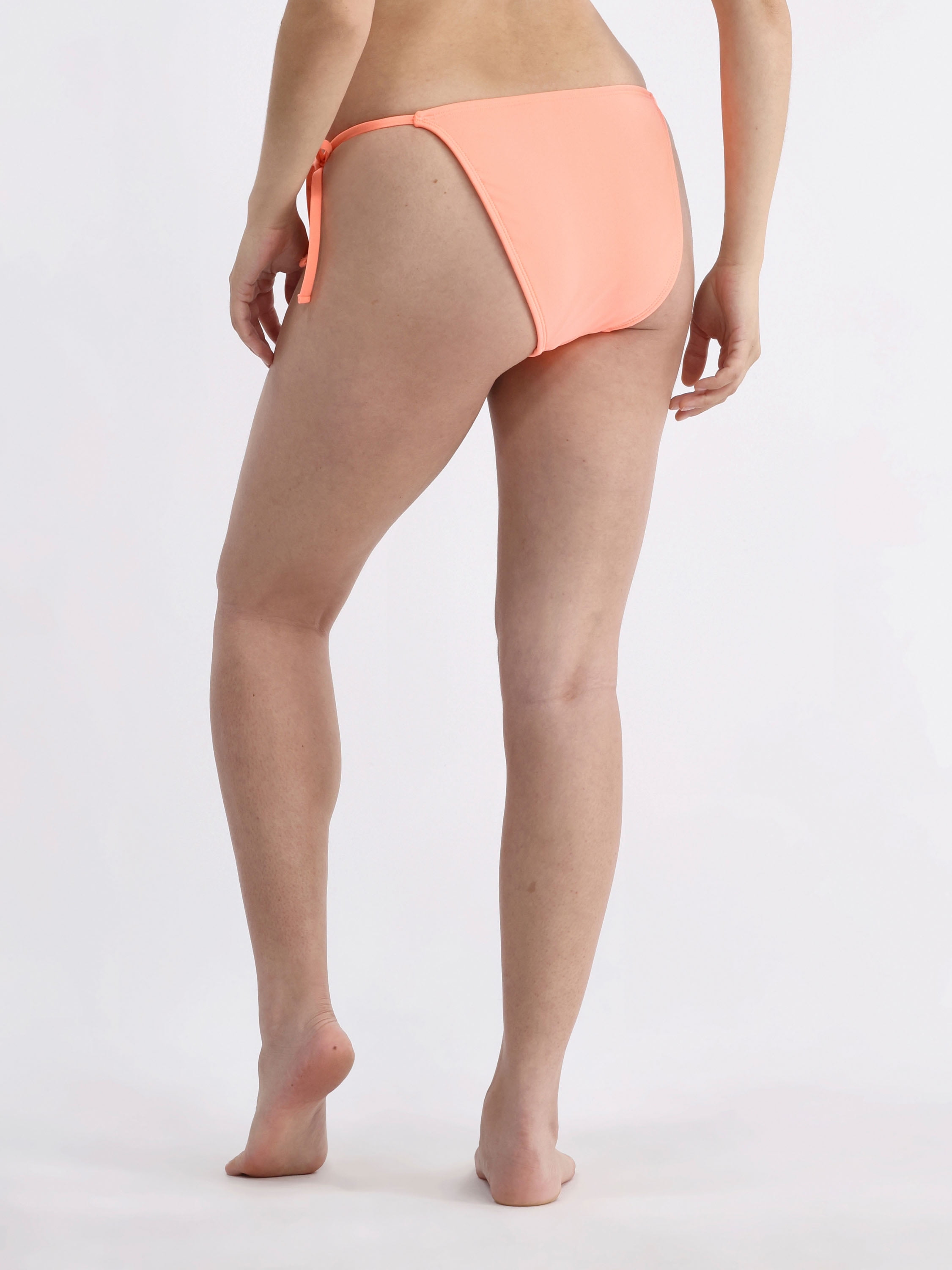No Boundaries Women's Low Waist Cheeky Bikini Bottoms with Side Ties, Sizes XXS-XXL