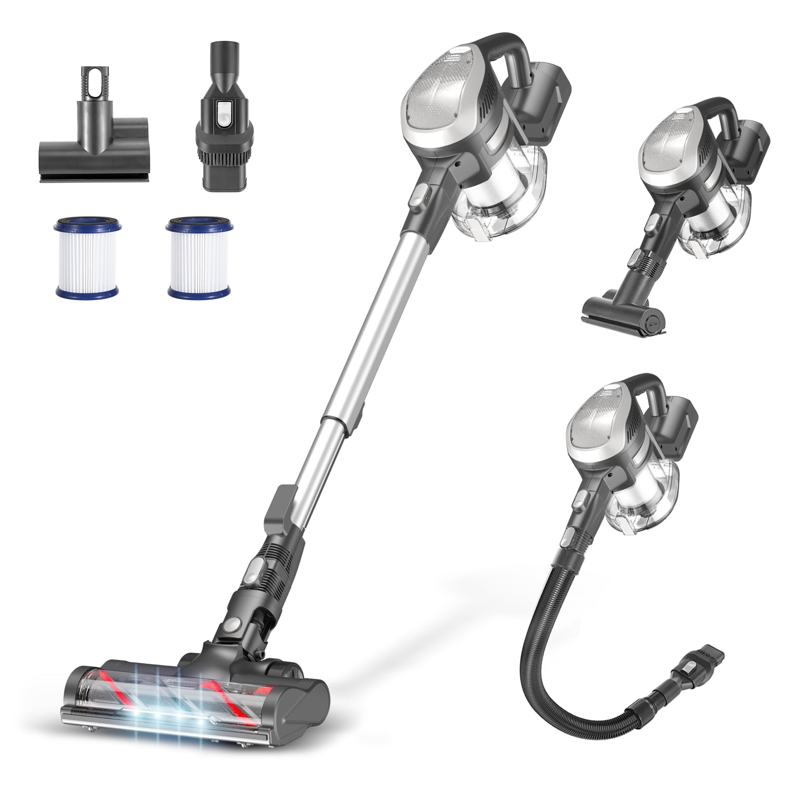 MOOSOO Cordless Vacuum Stick Portable 