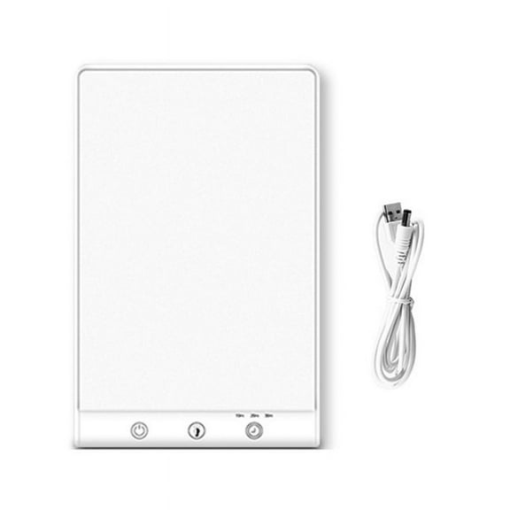 Light Therapy Lamp SAD Light LED Happy Mood Light Touch Dimmable Night Light, UV Free,Timer Function,For Home/Travelling