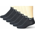 thumbnail image 2 of Nike Unisex Everyday Cotton Cushioned Low Rise Training Socks with DRI-FIT Technology, Black, Large ( Pack of 6 Pair), 2 of 3