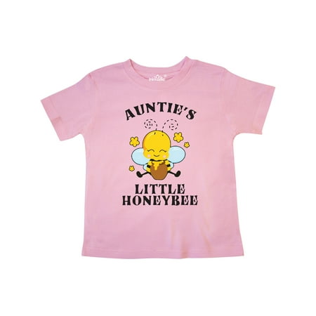 

Inktastic Cute Bee Auntie s Little Honeybee with Stars Gift Toddler Boy or Toddler Girl T-Shirt