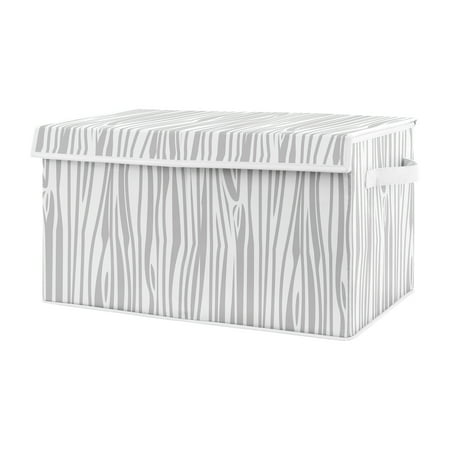 UPC: 0846480088943 | Rustic Patch Wood Grain Storage Fabric Toy Box by Sweet Jojo Designs