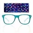 thumbnail image 3 of Starburst Diffraction Glasses - For Rave, Music Festival, Holiday Lights, and More - Light Blue Frame, 3 of 4