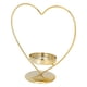 thumbnail image 3 of Candelero, Portavelas Amor En Forma De Corazón Reutilizable Durable Para La Decoración Del Hogar De La Boda ANGGREK Metal Candlestick, 3 of 8