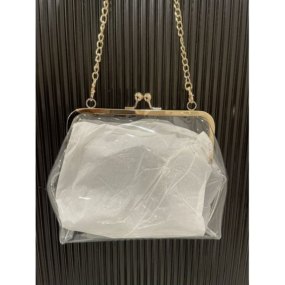 Clear Crossbody Clutch Bag