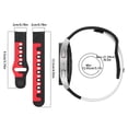 thumbnail image 3 of Pulsera de silicona deportiva de color sólido a prueba de sudor con ajuste cómodo y amplia compatibilidad compatible con Smartwatch, 3 of 5