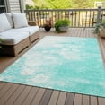 thumbnail image 6 of Addison Rugs Chantille Indoor/Outdoor Transitional Abstract Aqua Washable Rectangle Rug, 2'6" x 3'10", 6 of 6