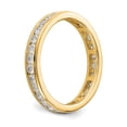 thumbnail image 4 of 14K Yellow Gold Ring Band Eternity Diamond Round Polished 1ct Channel Set , Size 5, 4 of 4