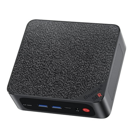 Beelink Mini PC SER5 MAX AMD Ryzen 7 5800H 16GB RAM 500GB SSD Mini Desktop Computer WiFi6 BT5.2 Windows 11
