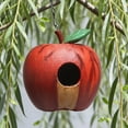 thumbnail image 6 of Hanging Bird Feeder,Outdoor Courtyard Decorative Birds Feeder Metal Craft Ornament Hanging Feeding Station for Garden Small Birds Vibrantes Lifes, 6 of 6