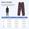 thumbnail image 2 of Salouo Colorful Hawaii Palms Print Pajama Pants for Men, Lounge Pants Elastic Waistband Casual Men's sleepwear Loungewear Sleep Pajama Pant -X-Large, 2 of 7