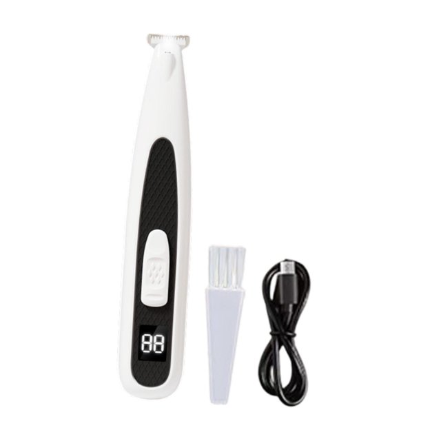 BELOVING Tondeuse à Poils d'Oreilles pour Animaux avec Lumières LED Rasoir Universel Sans Fil Tondeuse à Poils pour Chiens Chats