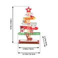 thumbnail image 3 of Fiudx Adorno para Árbol de Navidad, Elegante Diseño de Madera, Brillo de Ensueño, Accesorio para La Mesa Del Comedor, Complemento Festivo para La Sala de Estar, Ideal para Fiestas y Bodas, 18 X 10,5, 3 of 3