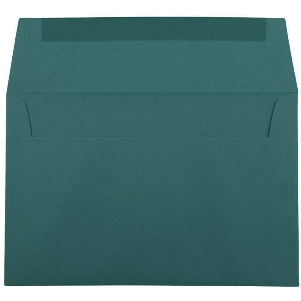 JAM Paper A9 Envelopes, 5 3/4 x 8 3/4, Teal, 1000/Carton