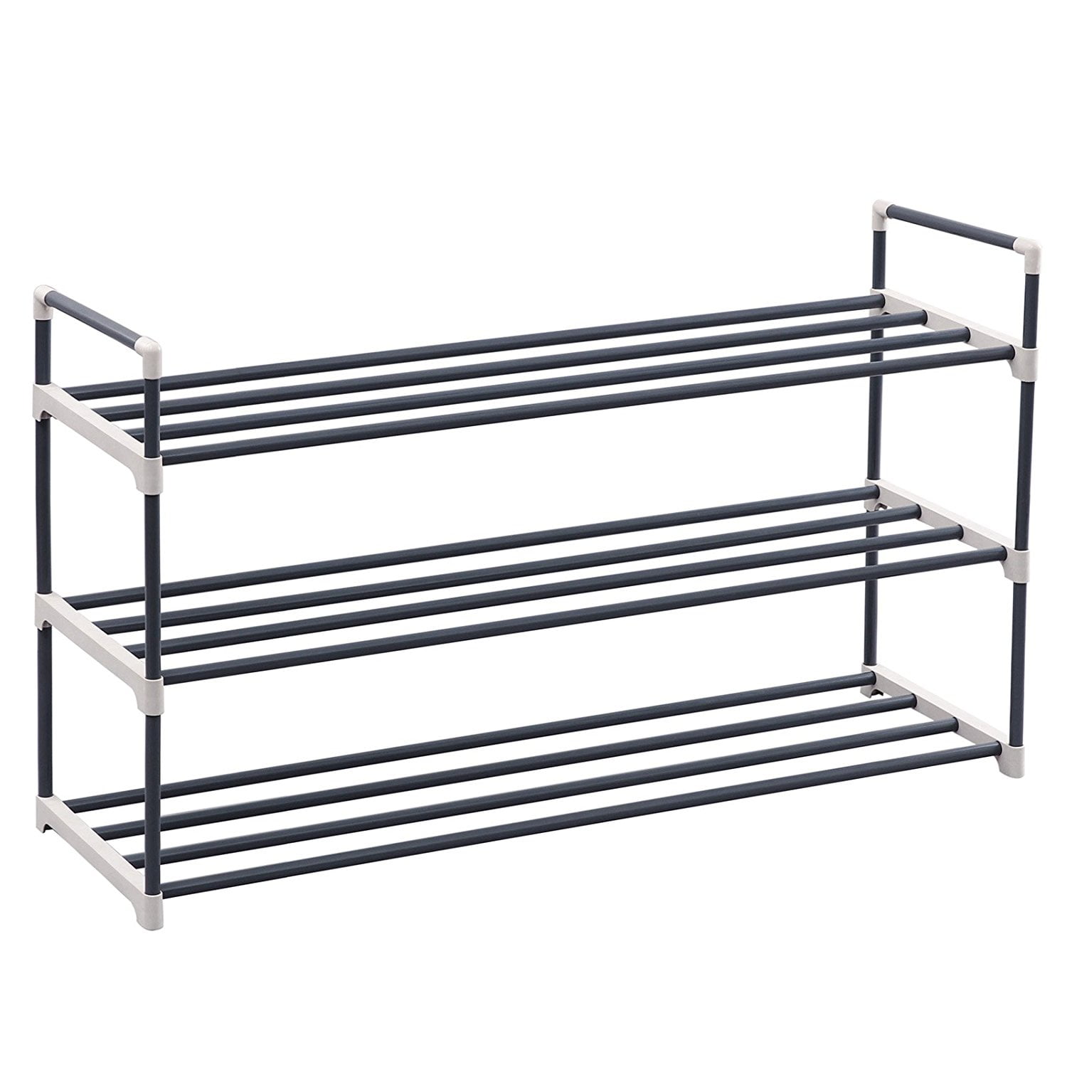Uncategorized Tower Shoe Rack songmics 3 tier shoe rack tower shelf storage organizer cabinet grey ulsa13g walmart com