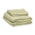 thumbnail image 1 of Juego de Sábanas de Bambú Luuna, Individual, Sábanas de Cama Frescas y Suaves verde, 1 of 8