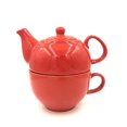 thumbnail image 1 of Red Teapot with Cup, 1 of 1