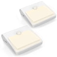 thumbnail image 2 of pequeña luz de noche Irfora 2pack USB Recargable Sensor de movimiento Luz nocturna 12LEDs Luz empotrada en el armario con sensor de oscuridad al amanecer Brillo ajustable para escaleras de pared Pasil Irfora pequeña luz de noche, 2 of 2