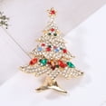 thumbnail image 4 of Teissuly Women Christmas Tree Brooch Fashion Scarf Clip Christmas Gift Party Wedding, 4 of 7