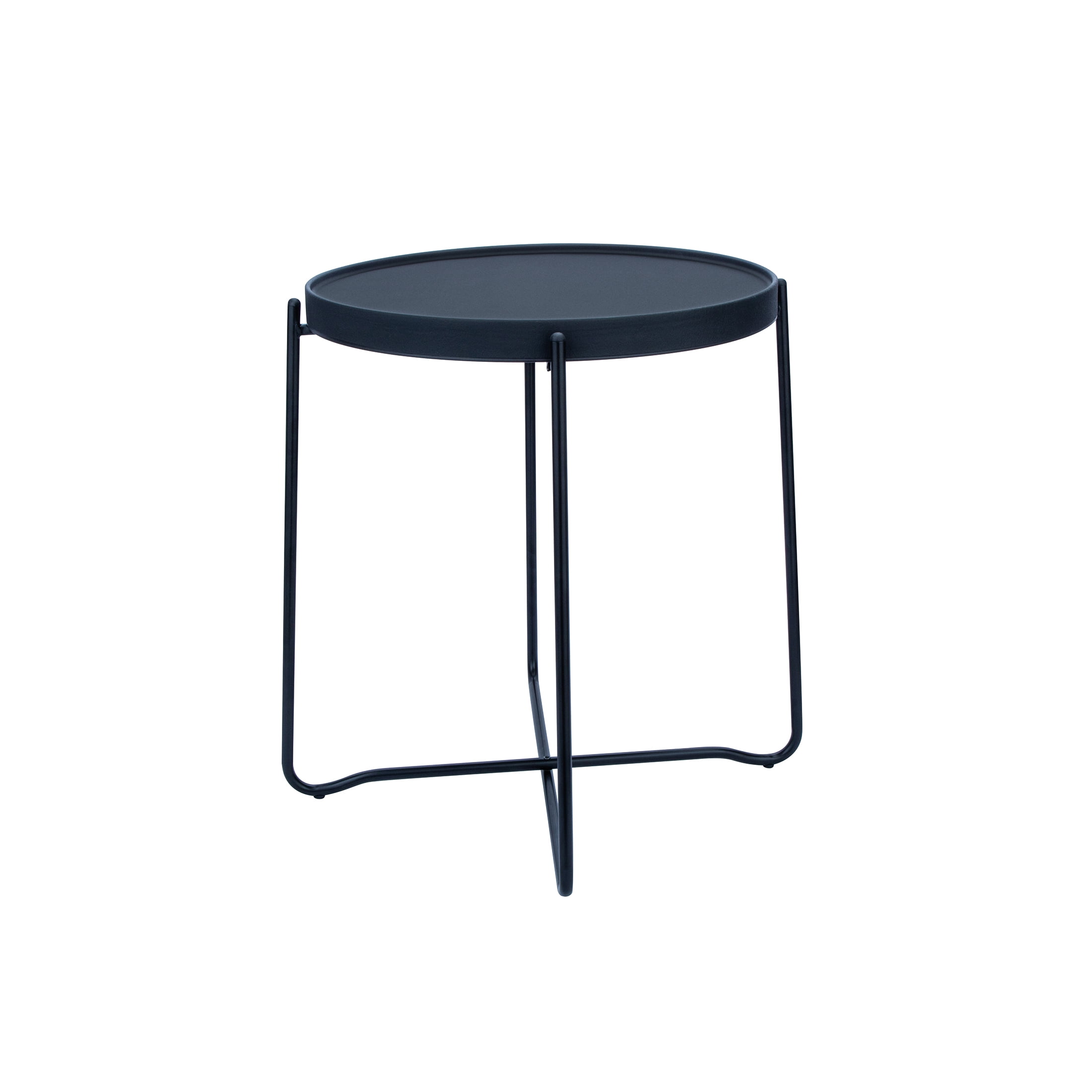 Mainstays Foldable Side Table, Black