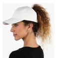 thumbnail image 2 of Gorra de béisbol con cola de caballo para mujer, sombrero para el sol para primavera y verano, Snapback para correr, sombrero desordenado de Bollo alto, gorras para mujer, 2 of 4
