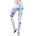 thumbnail image 2 of girls junior women's camouflage print sheer mesh net panel insert compression tights active stretch fitness yoga pants running and jogging leggings (white, large), 2 of 5