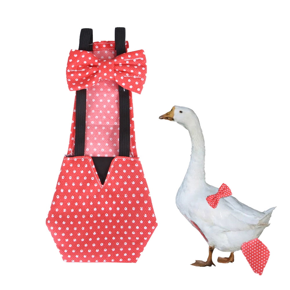 Akoyovwerve Pet Diaper Poultry Diaper Adjustable Nappy Cloth For Goose