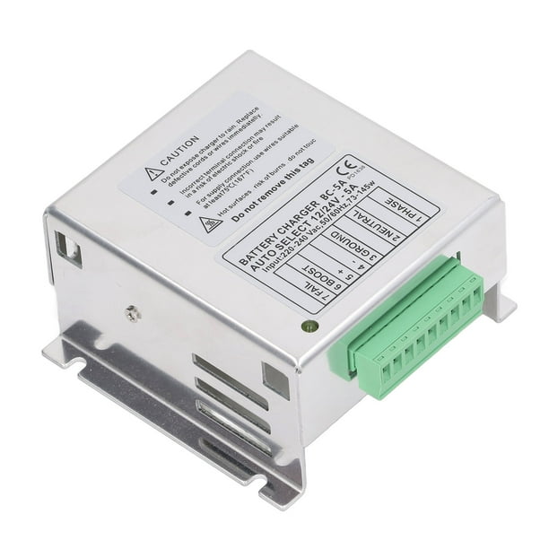 Cargador de batería para generador, cargador de batería para generador de 12 V y 24 V, cargador de batería automático, rendimiento potente